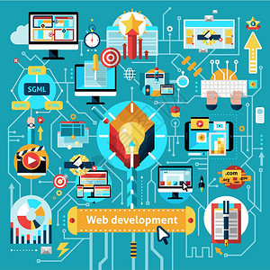 網(wǎng)頁字體平圖標(biāo)孤立矢量插圖圖標(biāo)