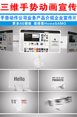 企業(yè)網(wǎng)站網(wǎng)頁(yè)設(shè)計(jì)開(kāi)發(fā)宣傳AE模板